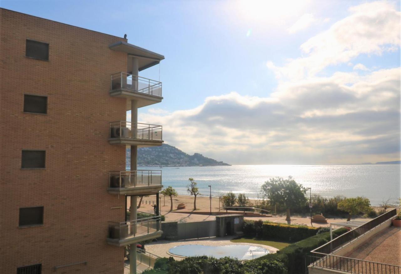 Апартаменты Castell Joncar,30 M De La Playa, 1Era Linea De Mar, Vista Al Mar Росас Экстерьер фото